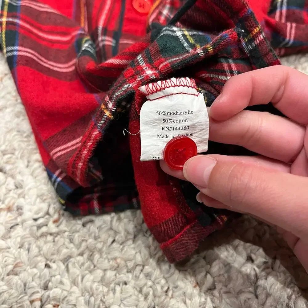 Petite Plume Kids Flannel Pajamas 2 Plaid Cozy Holiday Christmas Fall Classic